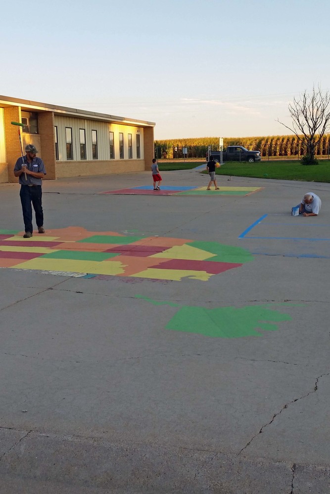 Colorful Elementary Playground