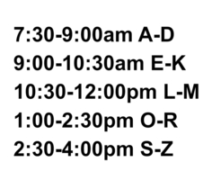 Pick up your school materials