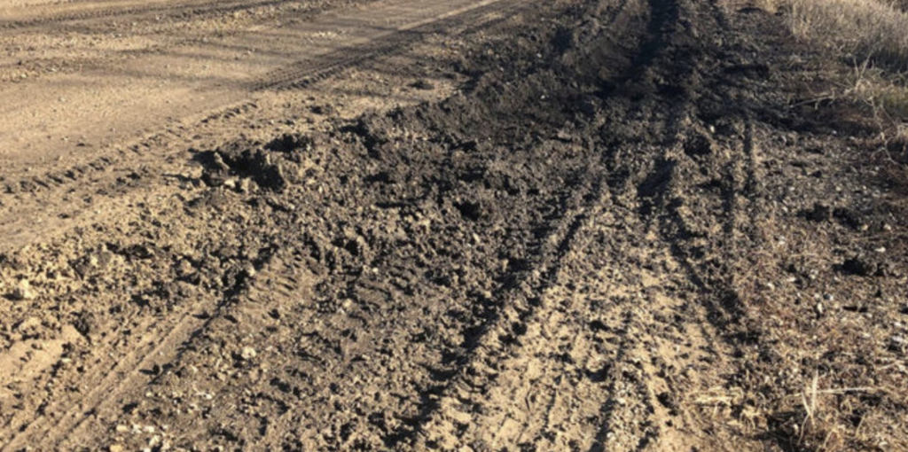 muddy road