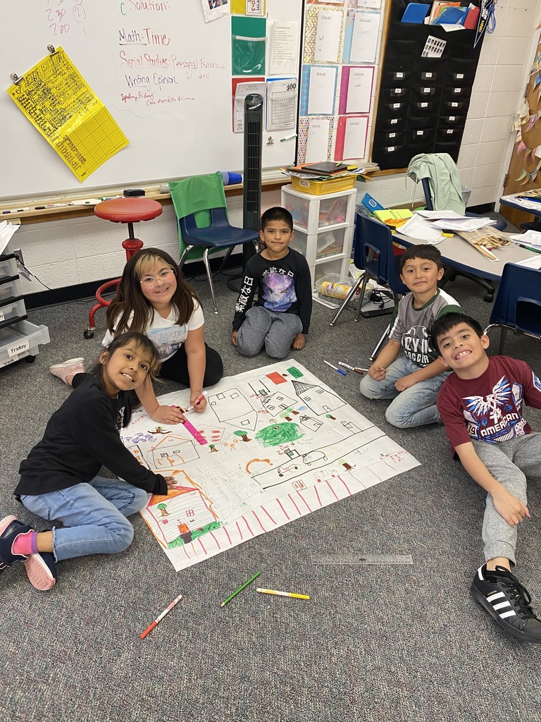 They were creating cities and choosing appropriate tools to measure them using inches or centimeters. Groups created their own interpretations of Mexico City, Denver/DIA and Holyoke and measured the different landmarks.