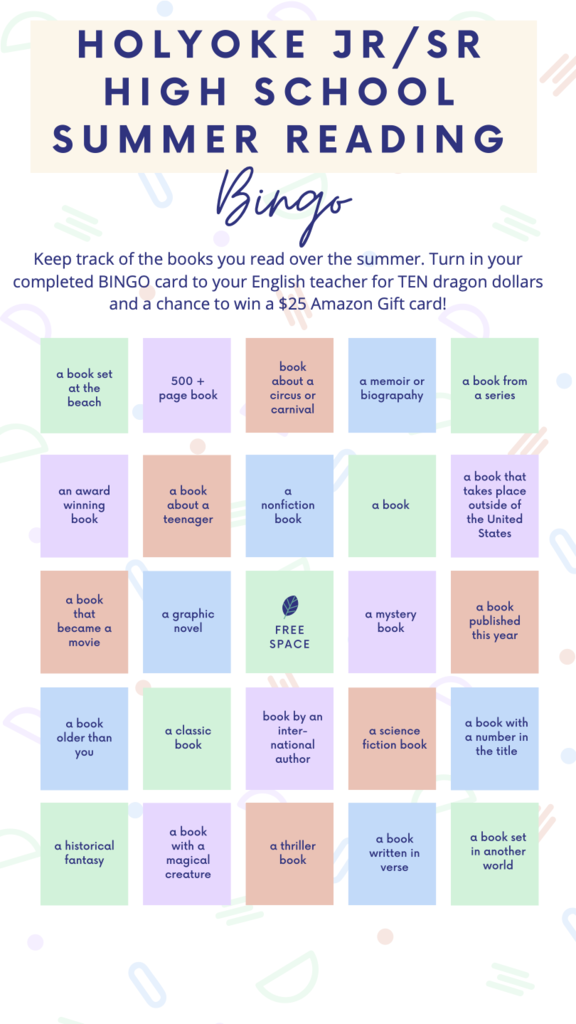 Bingo Summer Reading Challenge