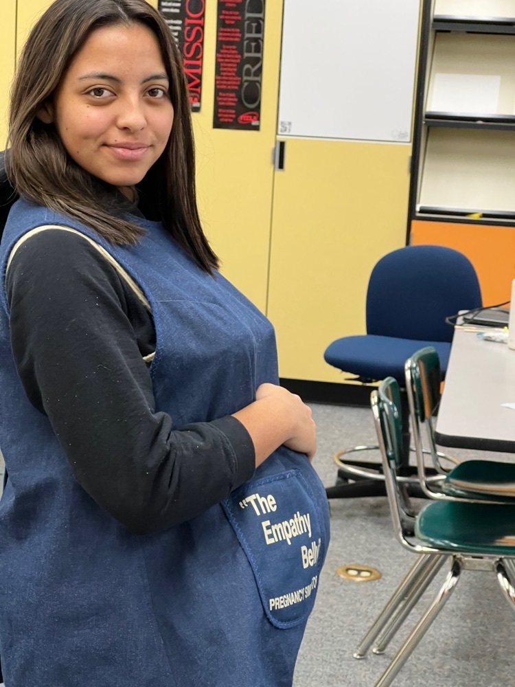 student wearing empathy belly